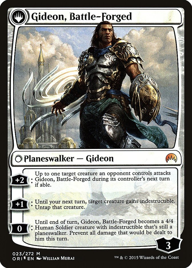 Kytheon, Hero of Akros // Gideon, Battle-Forged [Magic Origins Prerelease Promos] | Boutique FDB TCG