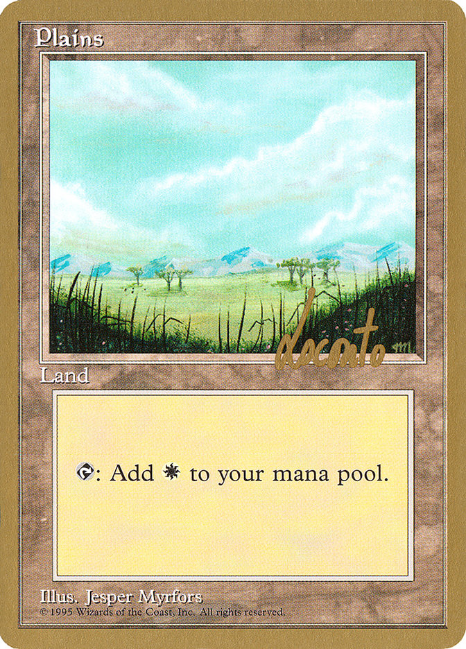 Plains (ml365) (Michael Loconto) [Pro Tour Collector Set] | Boutique FDB TCG