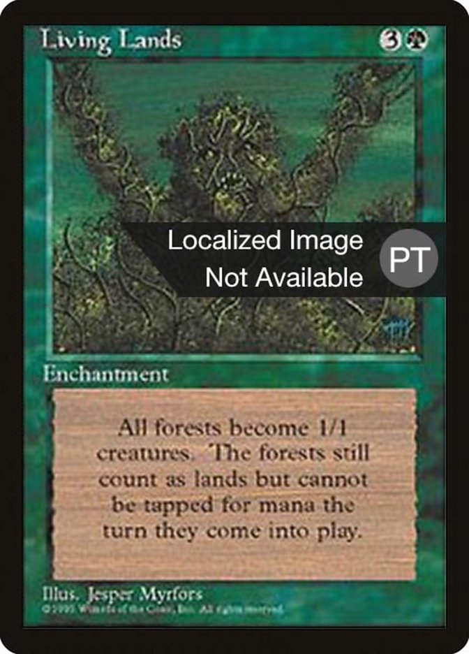 Living Lands [Fourth Edition (Foreign Black Border)] | Boutique FDB TCG