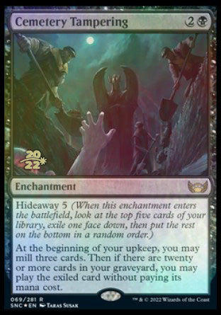 Cemetery Tampering [Streets of New Capenna Prerelease Promos] | Boutique FDB TCG