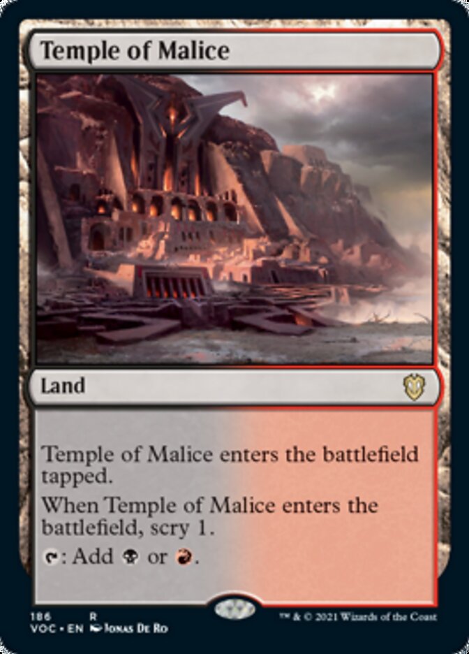 Temple of Malice [Innistrad: Crimson Vow Commander] | Boutique FDB TCG