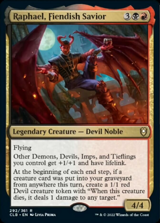 Raphael, Fiendish Savior [Commander Legends: Battle for Baldur's Gate] | Boutique FDB TCG