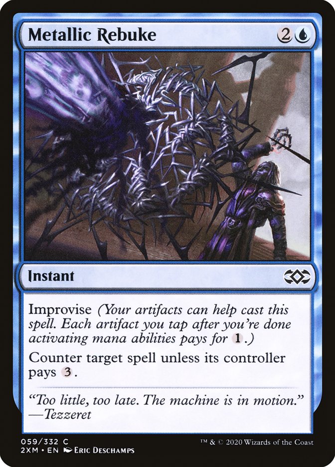 Metallic Rebuke [Double Masters] | Boutique FDB TCG