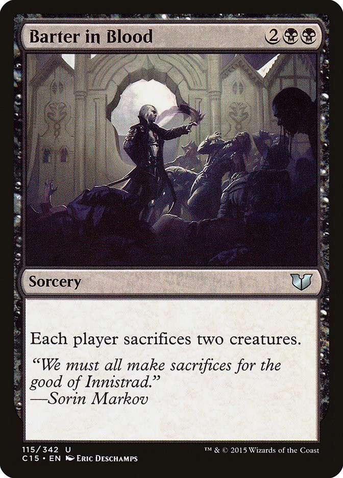 Barter in Blood [Commander 2015] | Boutique FDB TCG