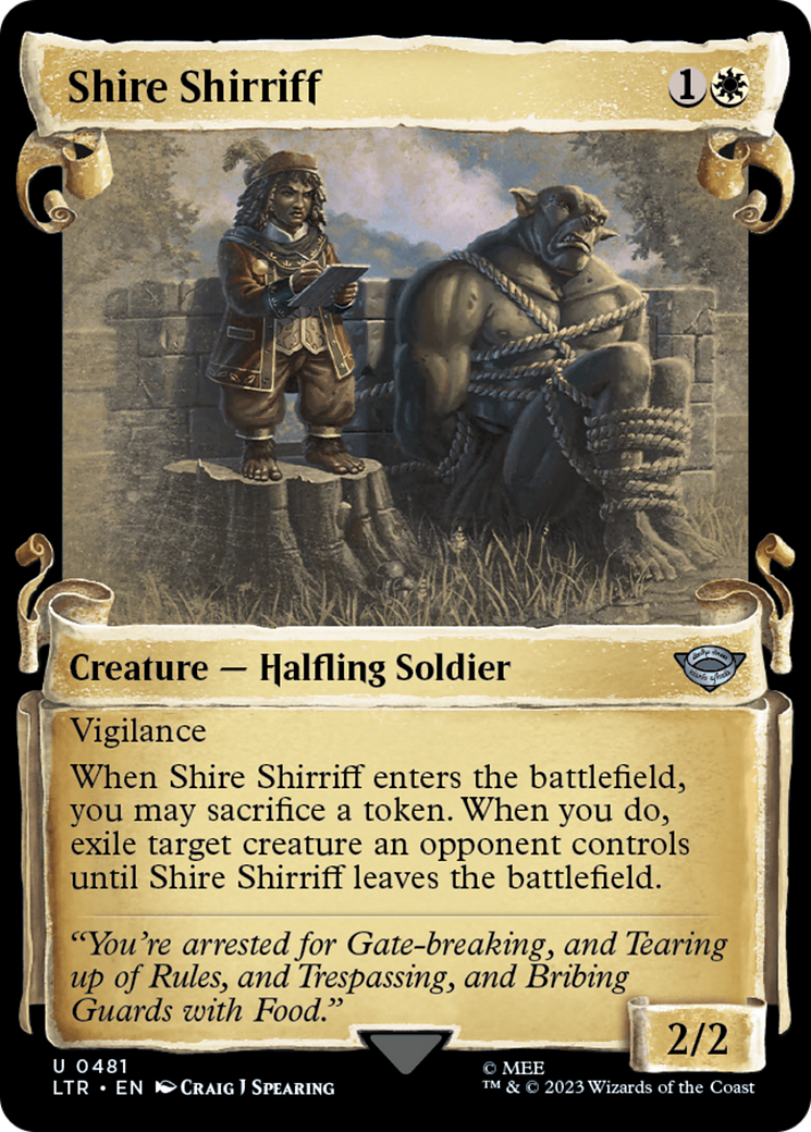 Shire Shirriff [The Lord of the Rings: Tales of Middle-Earth Showcase Scrolls] | Boutique FDB TCG