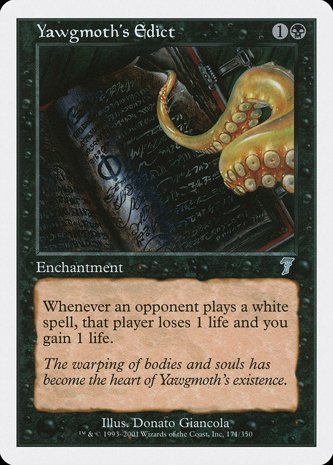 Yawgmoth's Edict [Seventh Edition] | Boutique FDB TCG