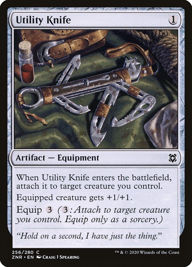 Utility Knife [Zendikar Rising] | Boutique FDB TCG