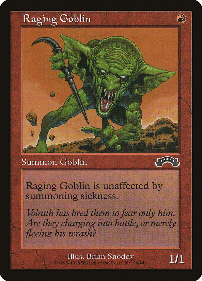 Raging Goblin [Exodus] | Boutique FDB TCG