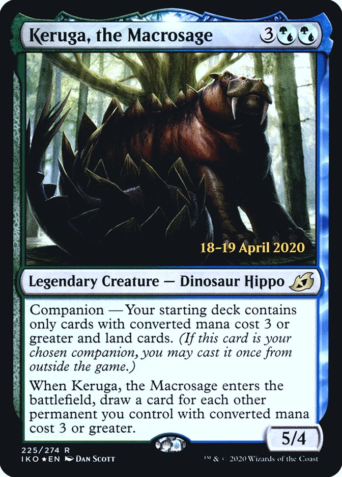 Keruga, the Macrosage [Ikoria: Lair of Behemoths Prerelease Promos] | Boutique FDB TCG