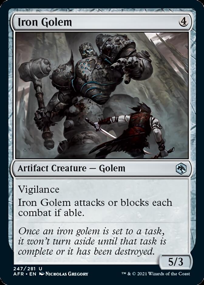 Iron Golem [Dungeons & Dragons: Adventures in the Forgotten Realms] | Boutique FDB TCG