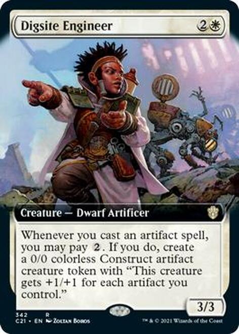Digsite Engineer (Extended Art) [Commander 2021] | Boutique FDB TCG
