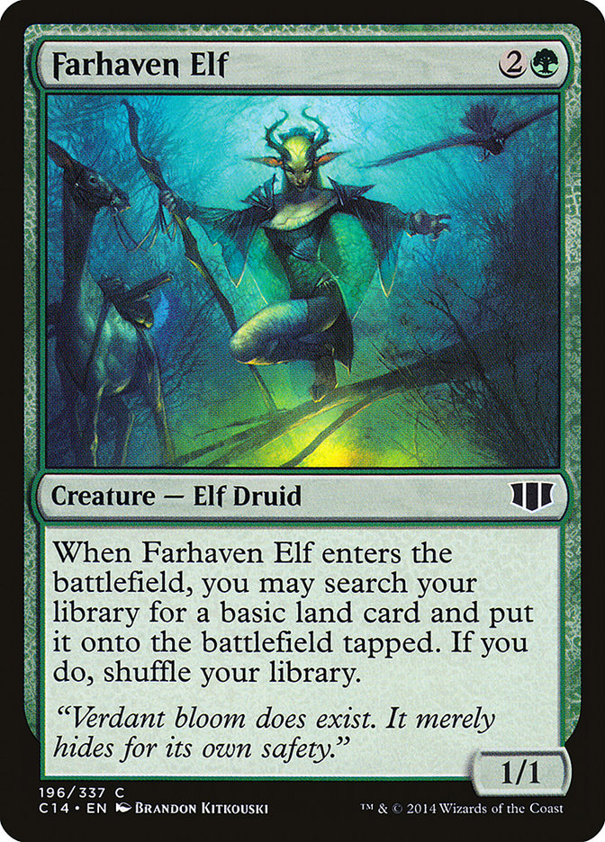 Farhaven Elf [Commander 2014] | Boutique FDB TCG