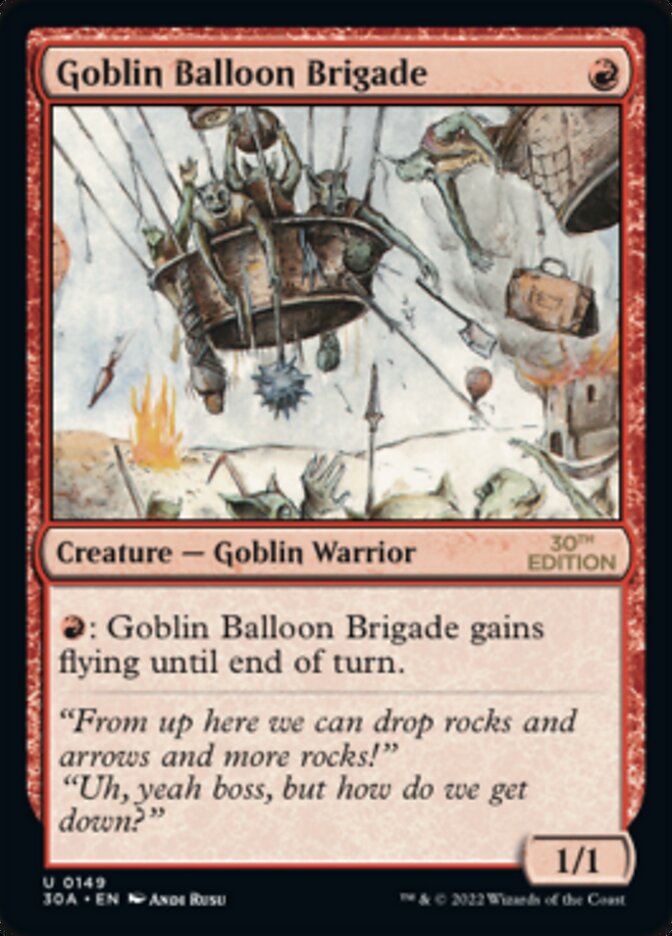 Goblin Balloon Brigade [30th Anniversary Edition] | Boutique FDB TCG