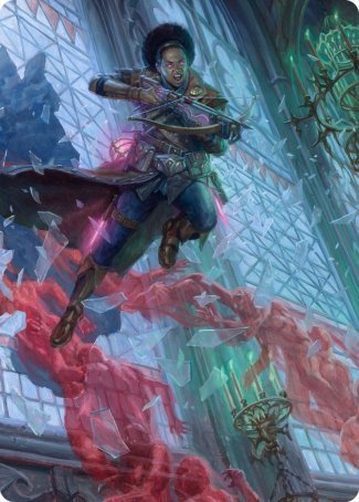 Kaya, Geist Hunter Art Card [Innistrad: Crimson Vow Art Series] | Boutique FDB TCG