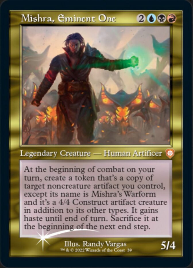 Mishra, Eminent One (039) (Retro) (Display Commander) [The Brothers' War Commander] | Boutique FDB TCG