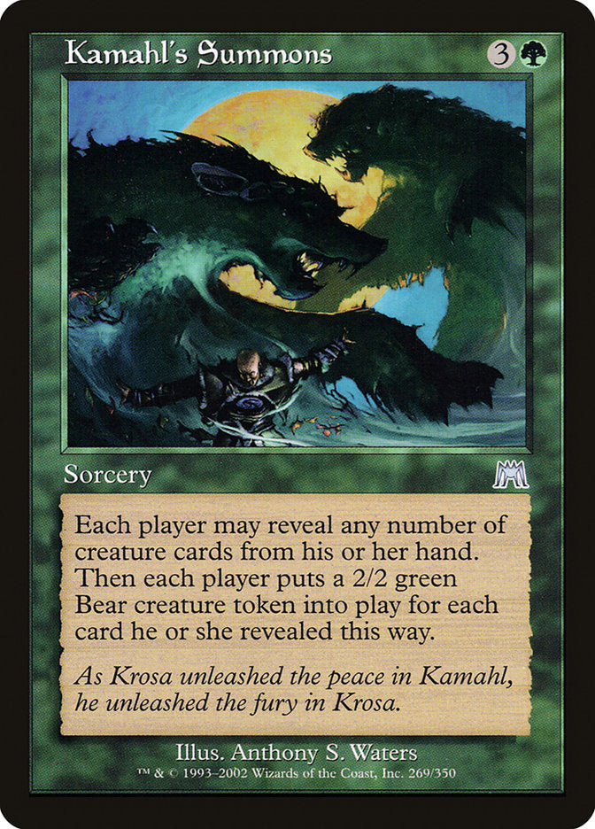 Kamahl's Summons [Onslaught] | Boutique FDB TCG