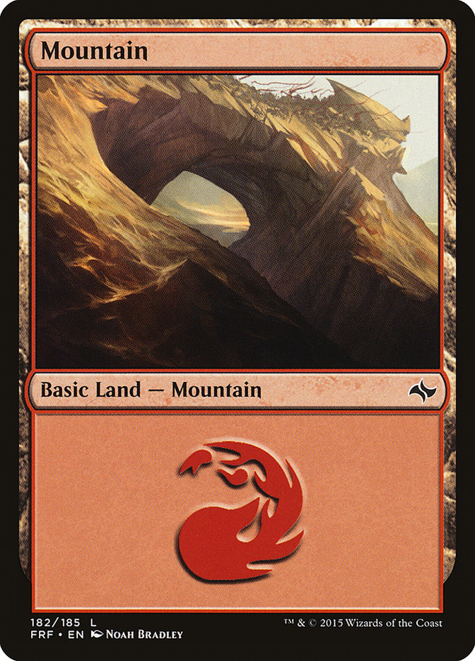 Mountain (182) [Fate Reforged] | Boutique FDB TCG