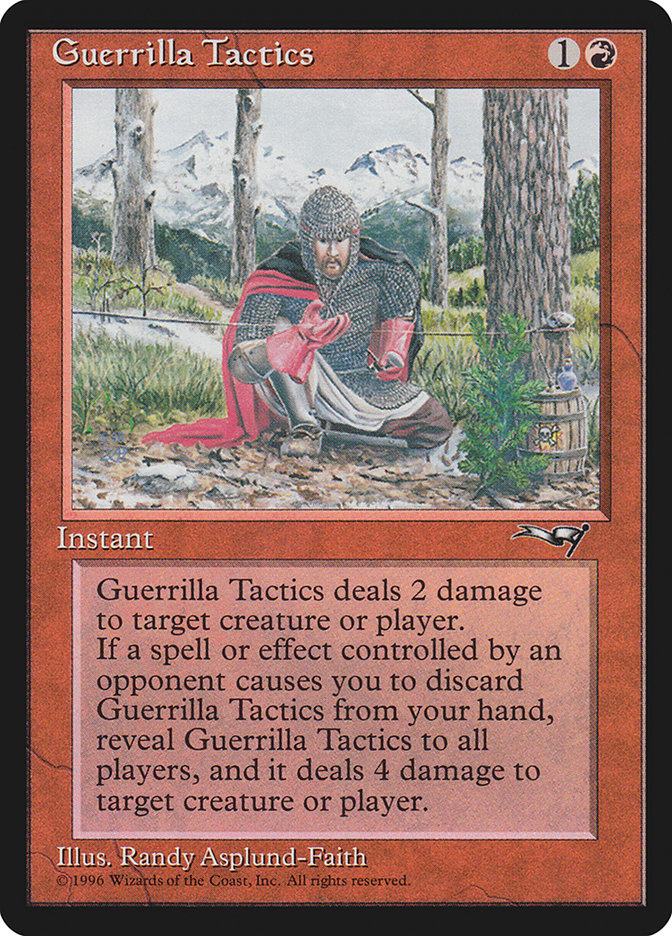 Guerrilla Tactics (Tripwire) [Alliances] | Boutique FDB TCG