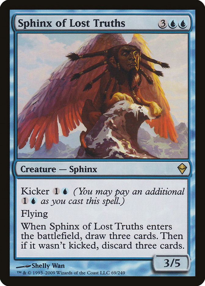 Sphinx of Lost Truths [Zendikar] | Boutique FDB TCG