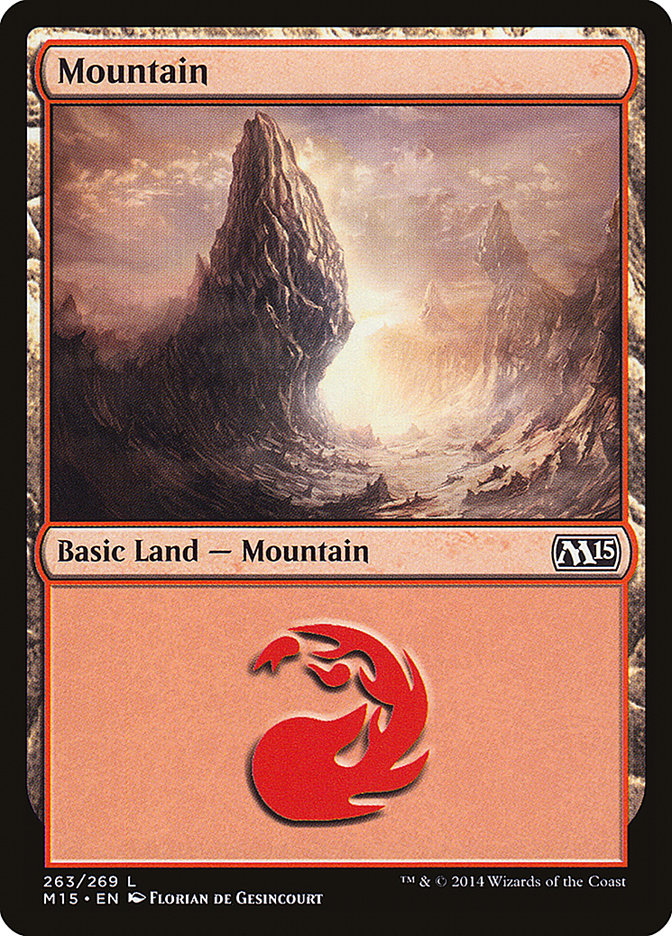 Mountain (263) [Magic 2015] | Boutique FDB TCG