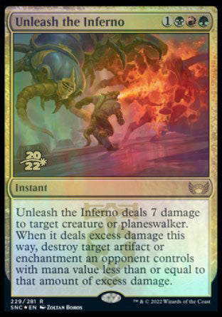 Unleash the Inferno [Streets of New Capenna Prerelease Promos] | Boutique FDB TCG