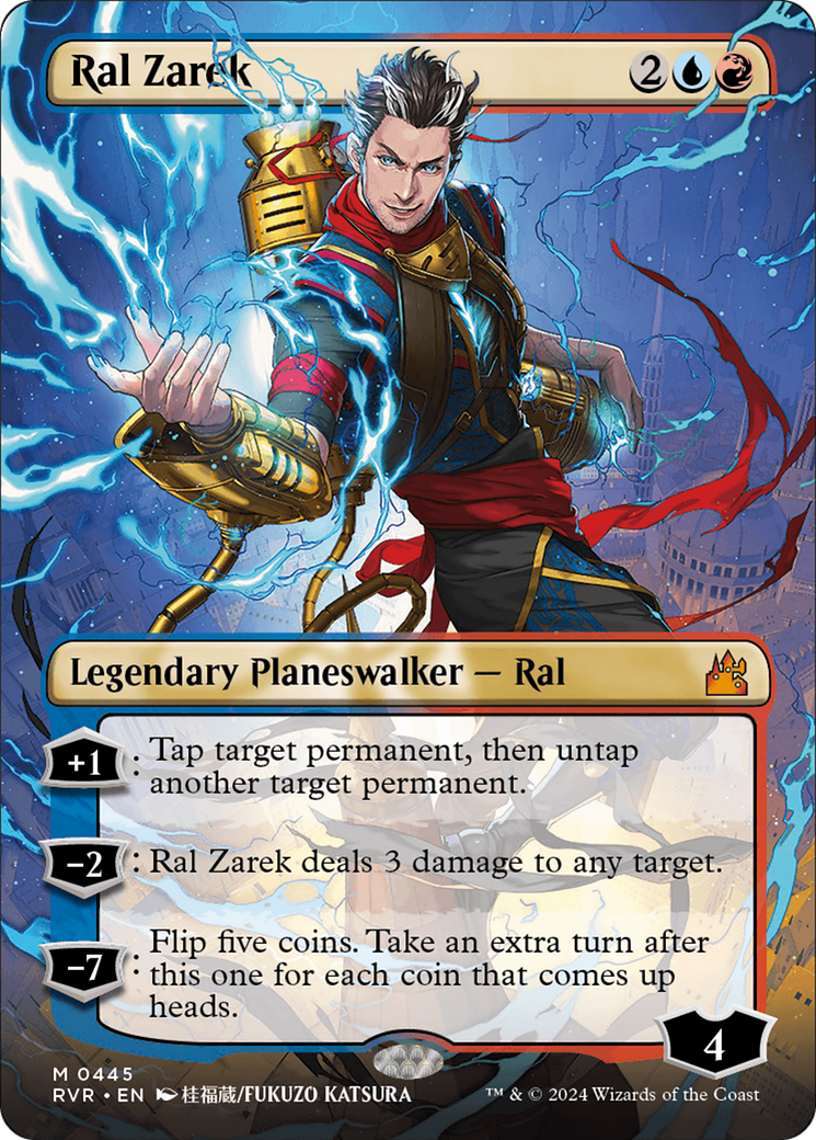 Ral Zarek (Anime Borderless) [Ravnica Remastered] | Boutique FDB TCG