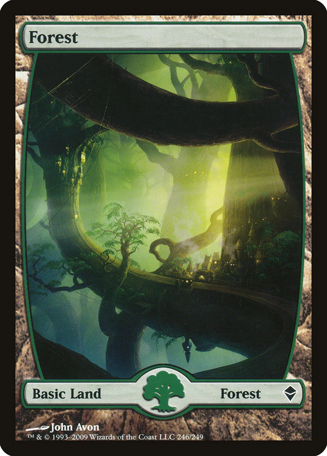 Forest (246) [Zendikar] | Boutique FDB TCG