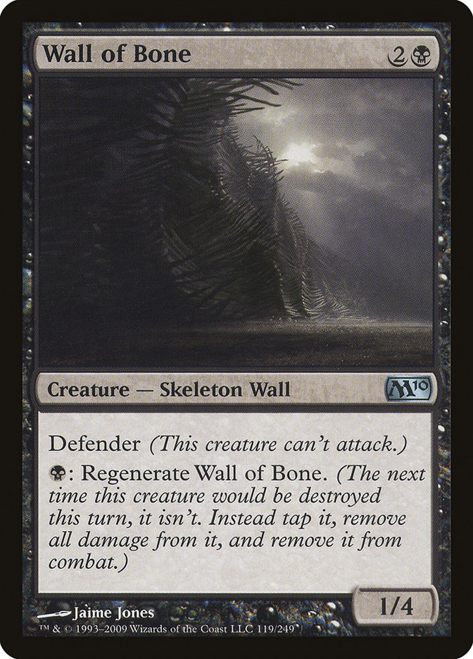 Wall of Bone [Magic 2010] | Boutique FDB TCG