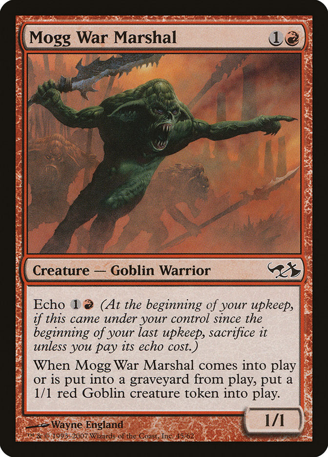 Mogg War Marshal [Duel Decks: Elves vs. Goblins] | Boutique FDB TCG
