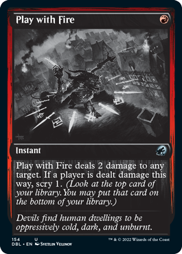 Play with Fire [Innistrad: Double Feature] | Boutique FDB TCG