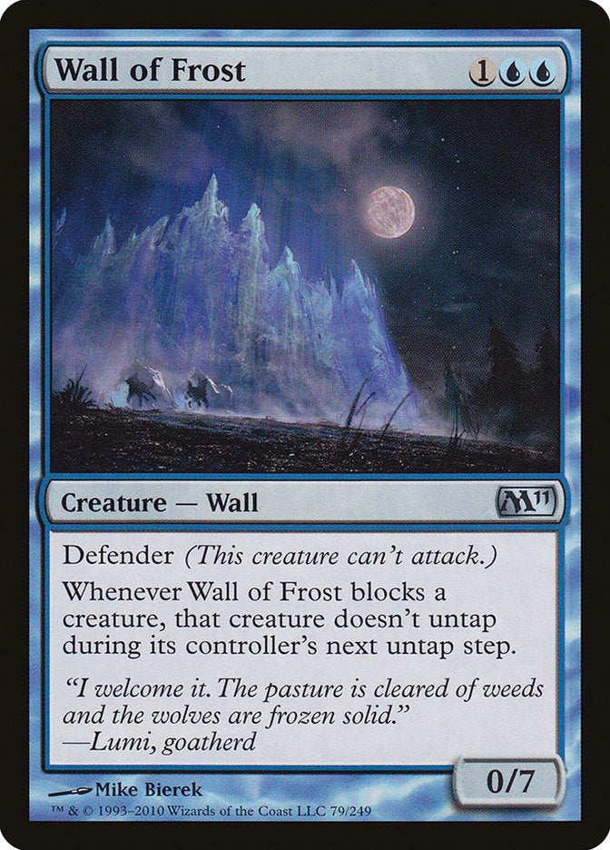 Wall of Frost [Magic 2011] | Boutique FDB TCG