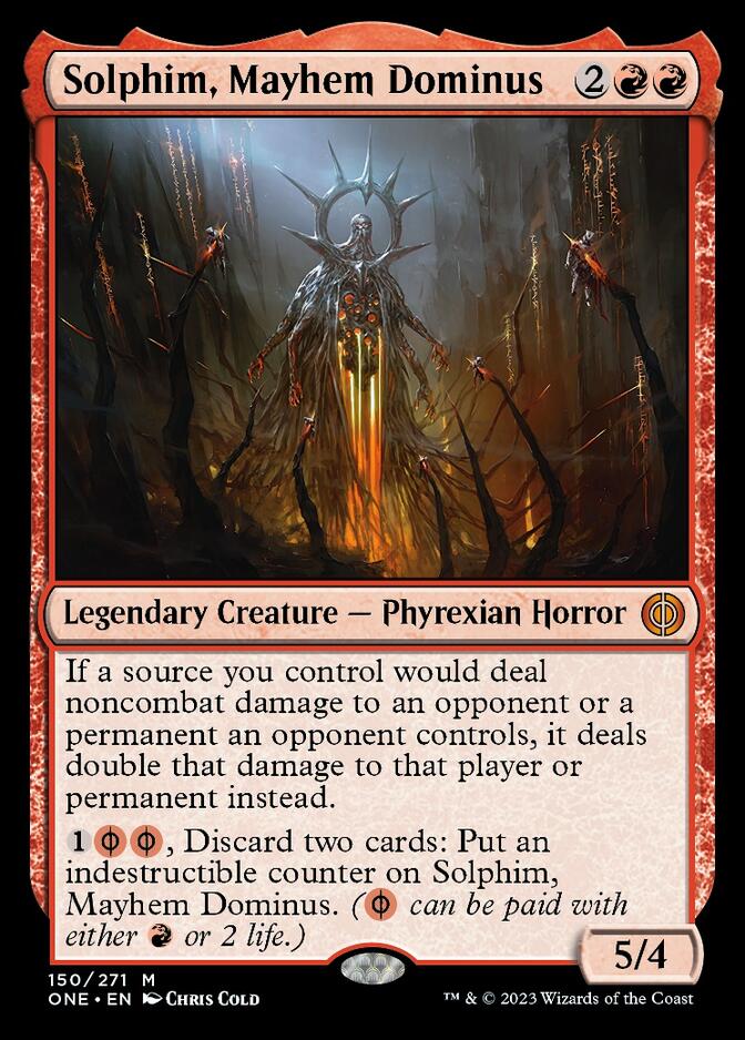 Solphim, Mayhem Dominus [Phyrexia: All Will Be One] | Boutique FDB TCG