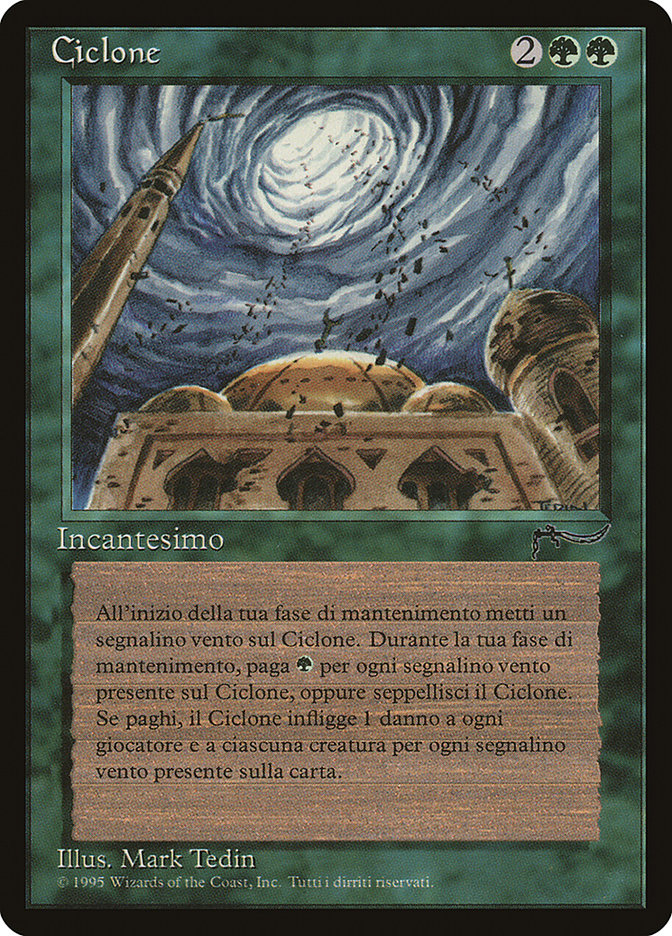 Cyclone (Italian) - "Ciclone" [Rinascimento] | Boutique FDB TCG