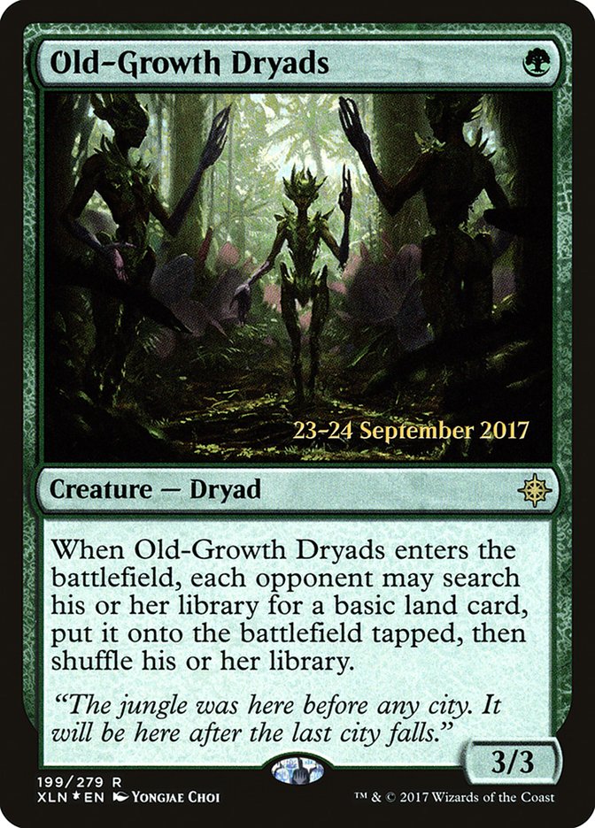 Old-Growth Dryads [Ixalan Prerelease Promos] | Boutique FDB TCG