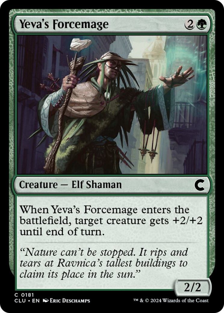 Yeva's Forcemage [Ravnica: Clue Edition] | Boutique FDB TCG