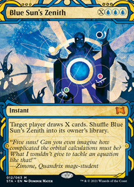 Blue Sun's Zenith (Foil Etched) [Strixhaven: School of Mages Mystical Archive] | Boutique FDB TCG