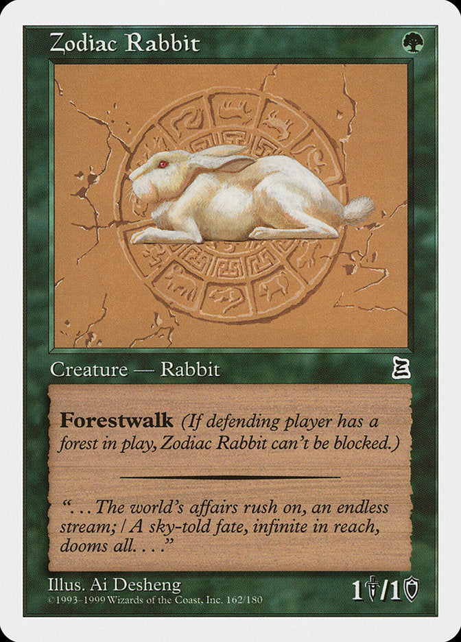 Zodiac Rabbit [Portal Three Kingdoms] | Boutique FDB TCG