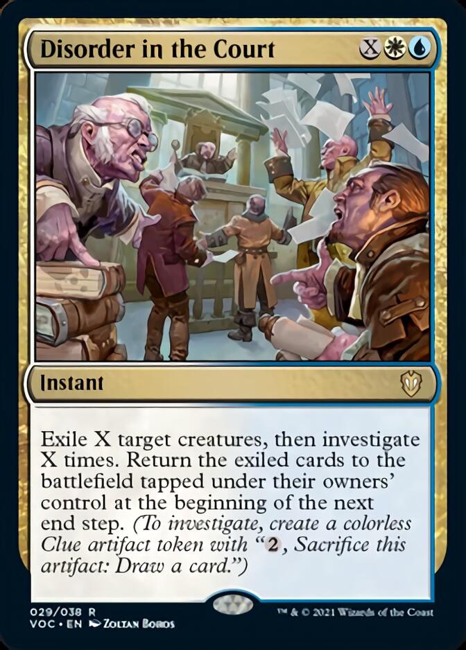 Disorder in the Court [Innistrad: Crimson Vow Commander] | Boutique FDB TCG