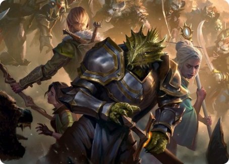 You Come to the Gnoll Camp Art Card [Dungeons & Dragons: Adventures in the Forgotten Realms Art Series] | Boutique FDB TCG