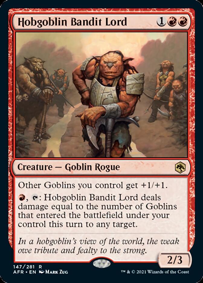 Hobgoblin Bandit Lord [Dungeons & Dragons: Adventures in the Forgotten Realms] | Boutique FDB TCG
