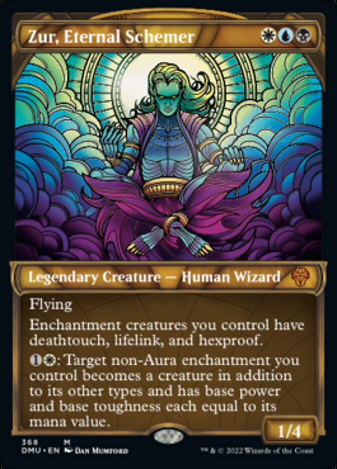 Zur, Eternal Schemer (Showcase Textured) [Dominaria United] | Boutique FDB TCG