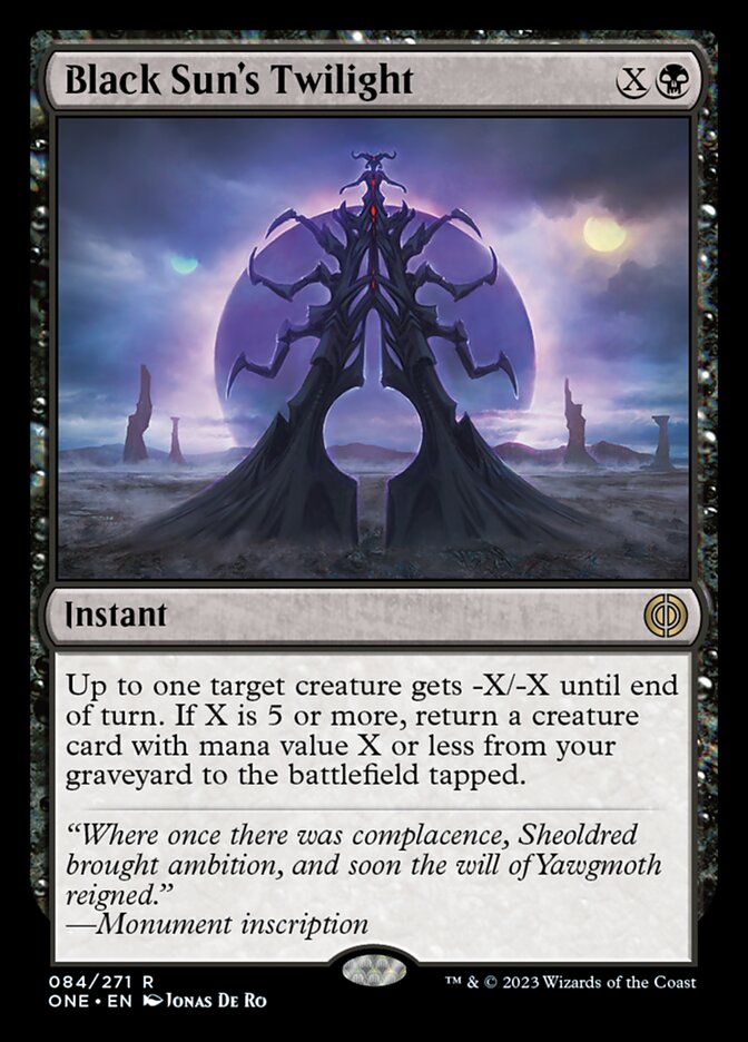 Black Sun's Twilight [Phyrexia: All Will Be One] | Boutique FDB TCG