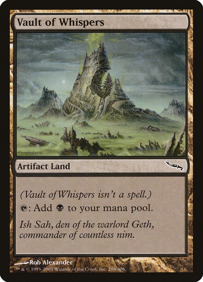 Vault of Whispers [Mirrodin] | Boutique FDB TCG