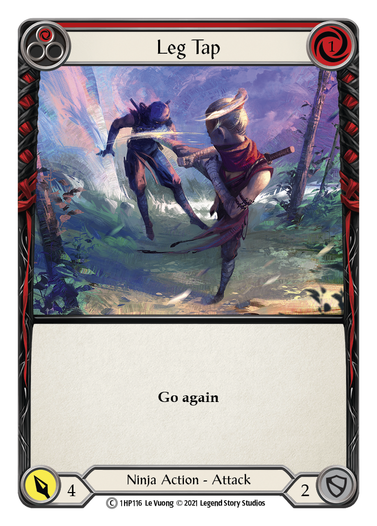 Leg Tap (Red) [1HP116] (History Pack 1) | Boutique FDB TCG