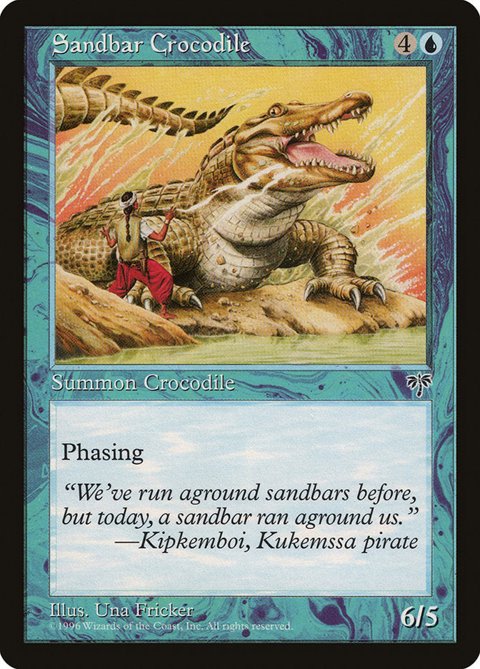 Sandbar Crocodile [Mirage] | Boutique FDB TCG