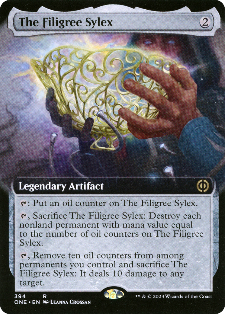 The Filigree Sylex (Extended Art) [Phyrexia: All Will Be One] | Boutique FDB TCG