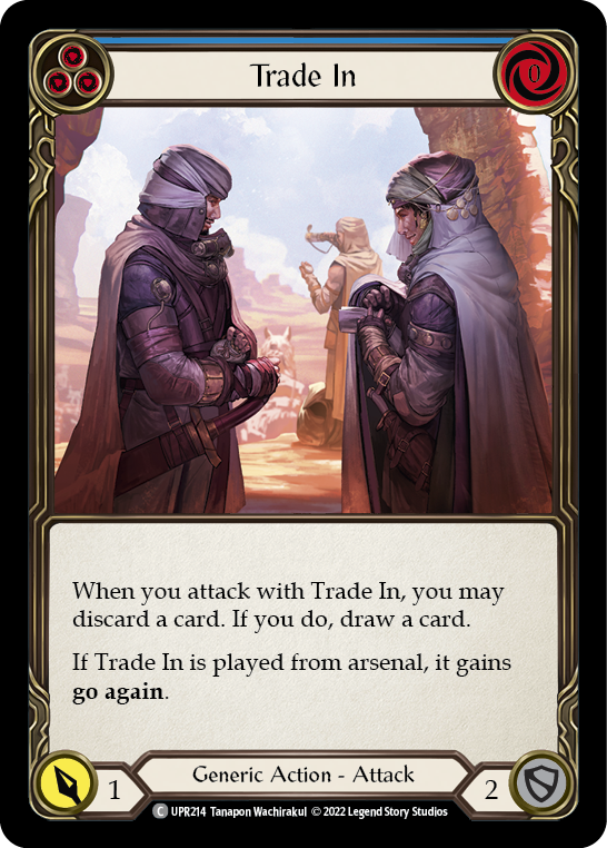 Trade In (Blue) [UPR214] (Uprising) | Boutique FDB TCG