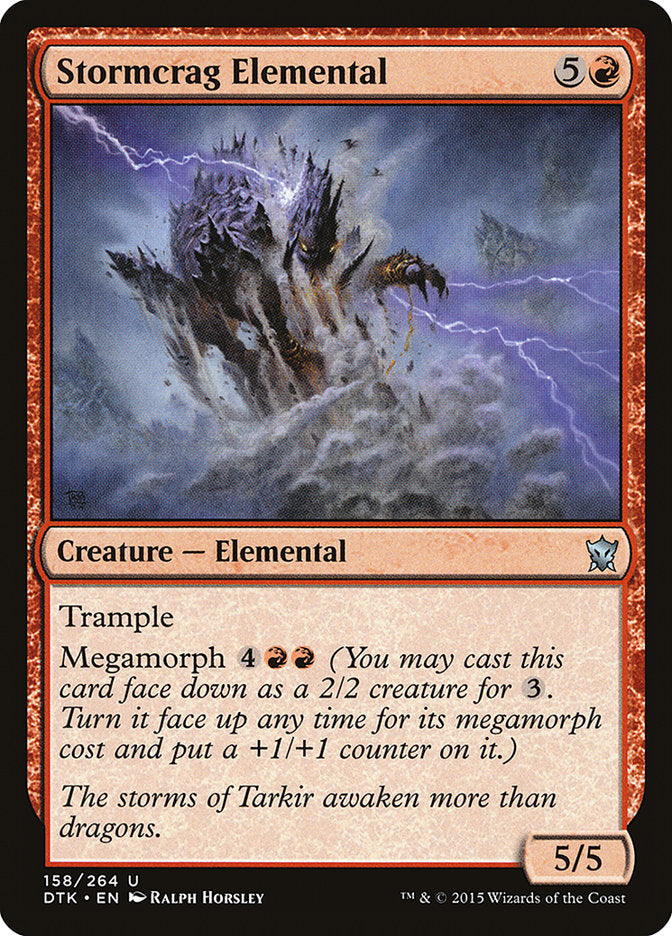 Stormcrag Elemental [Dragons of Tarkir] | Boutique FDB TCG