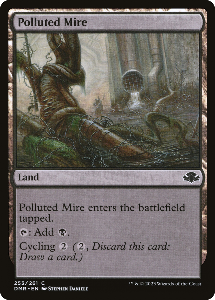 Polluted Mire [Dominaria Remastered] | Boutique FDB TCG