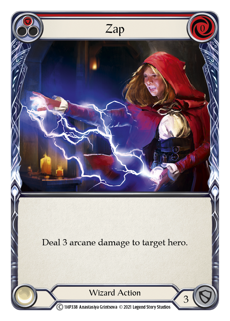 Zap (Red) [1HP338] (History Pack 1) | Boutique FDB TCG